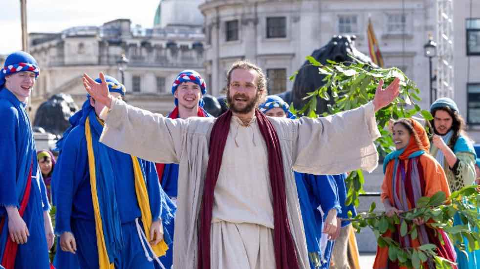 Actor playing Jesus Christ